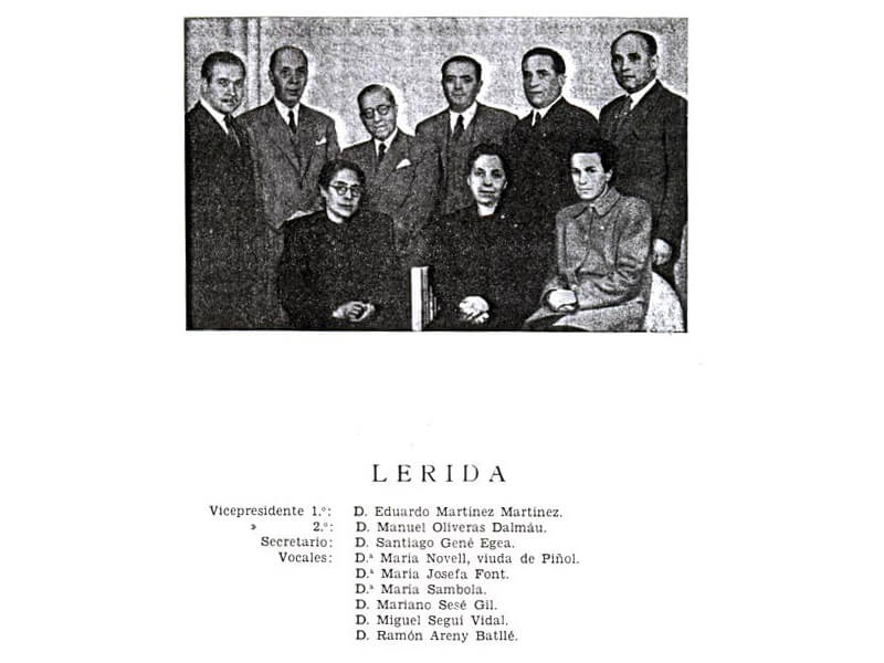 Junta Provincial de Lérida. 1950-51