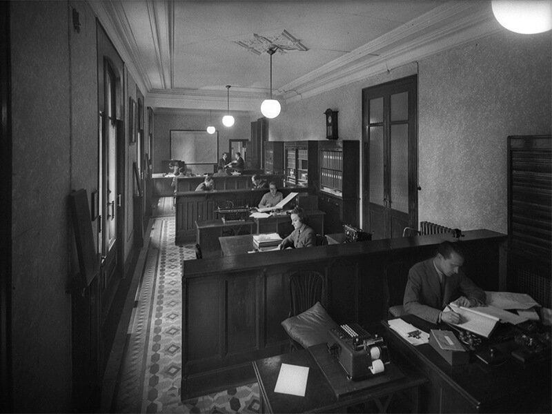 Oficinas. 1945. Brangulí (fotógrafos). Arxiu Nacional de Catalunya
