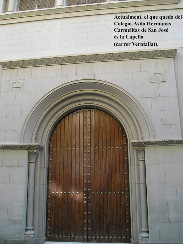 Capella Religiosas Teresitas de San José, any 2006. Fotografia investigadores