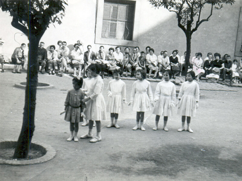 Pati de la Casa de la Misericòrdia de Barcelona. 1960-1968