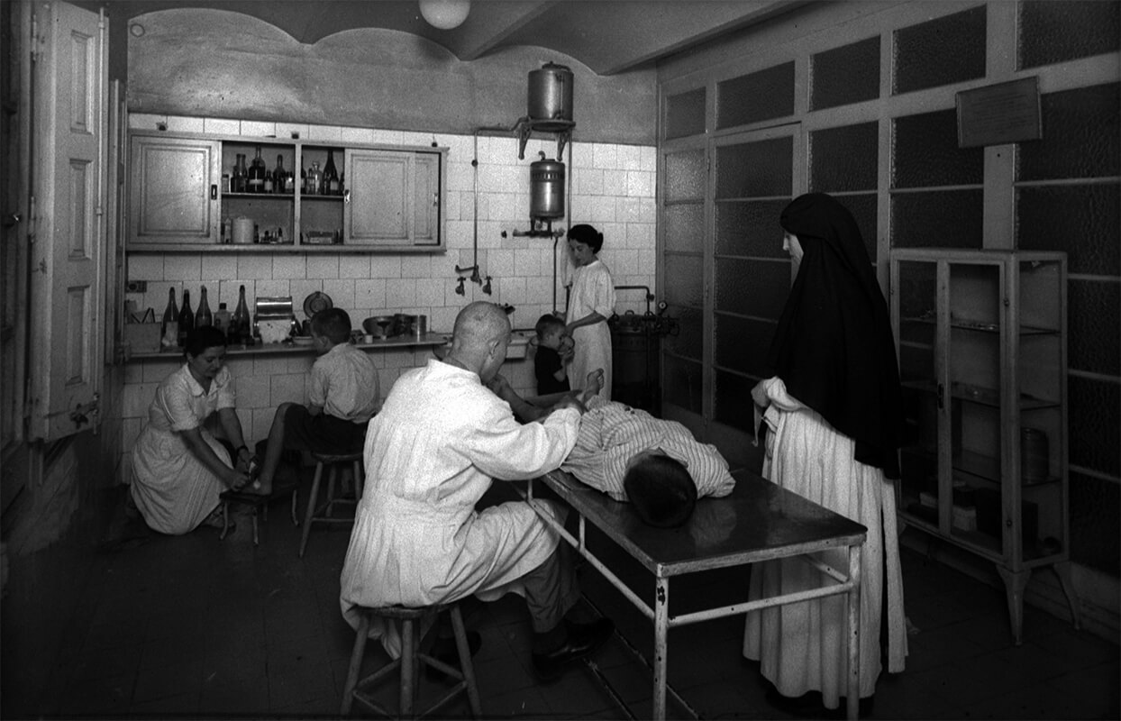 Enfermería. 1940-1950. Brangulí (fotógrafos). Arxiu Nacional de Catalunya