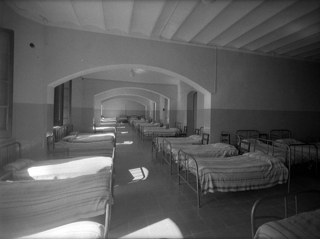 Dormitori. 1958. Brangulí (fotògrafs). Arxiu Nacional de Catalunya